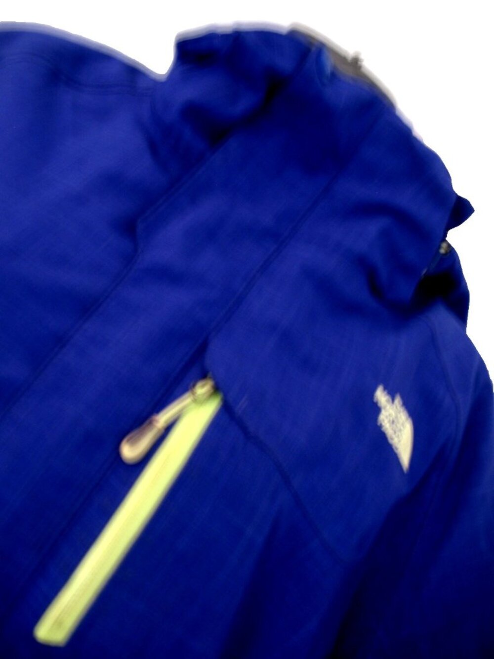 The North Face - HyVent Jacket Womens Large Blue Hooded Winter Coat Waterproof